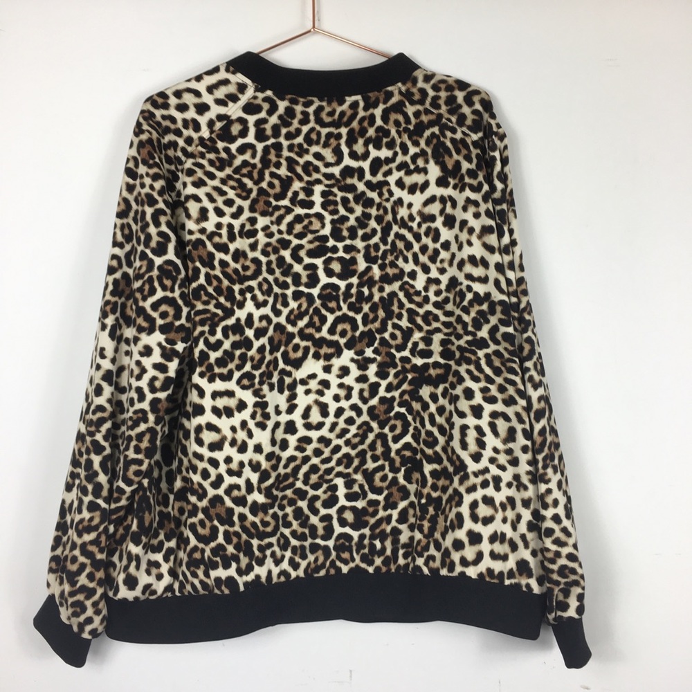 Susan Graver Leopard Print Jacket - Picture 6 of 8